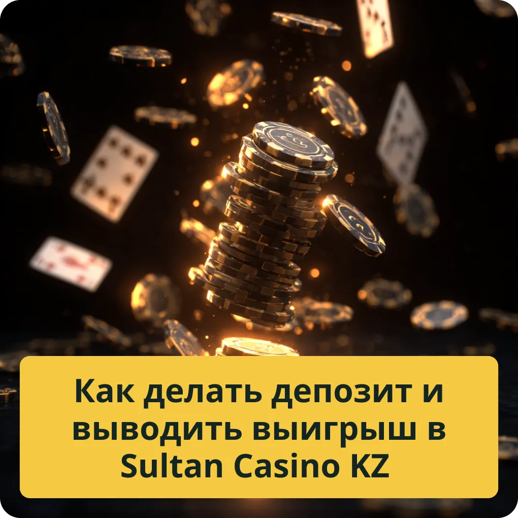 Как делать депозит и выводить выигрыш в Sultan Casino KZ
