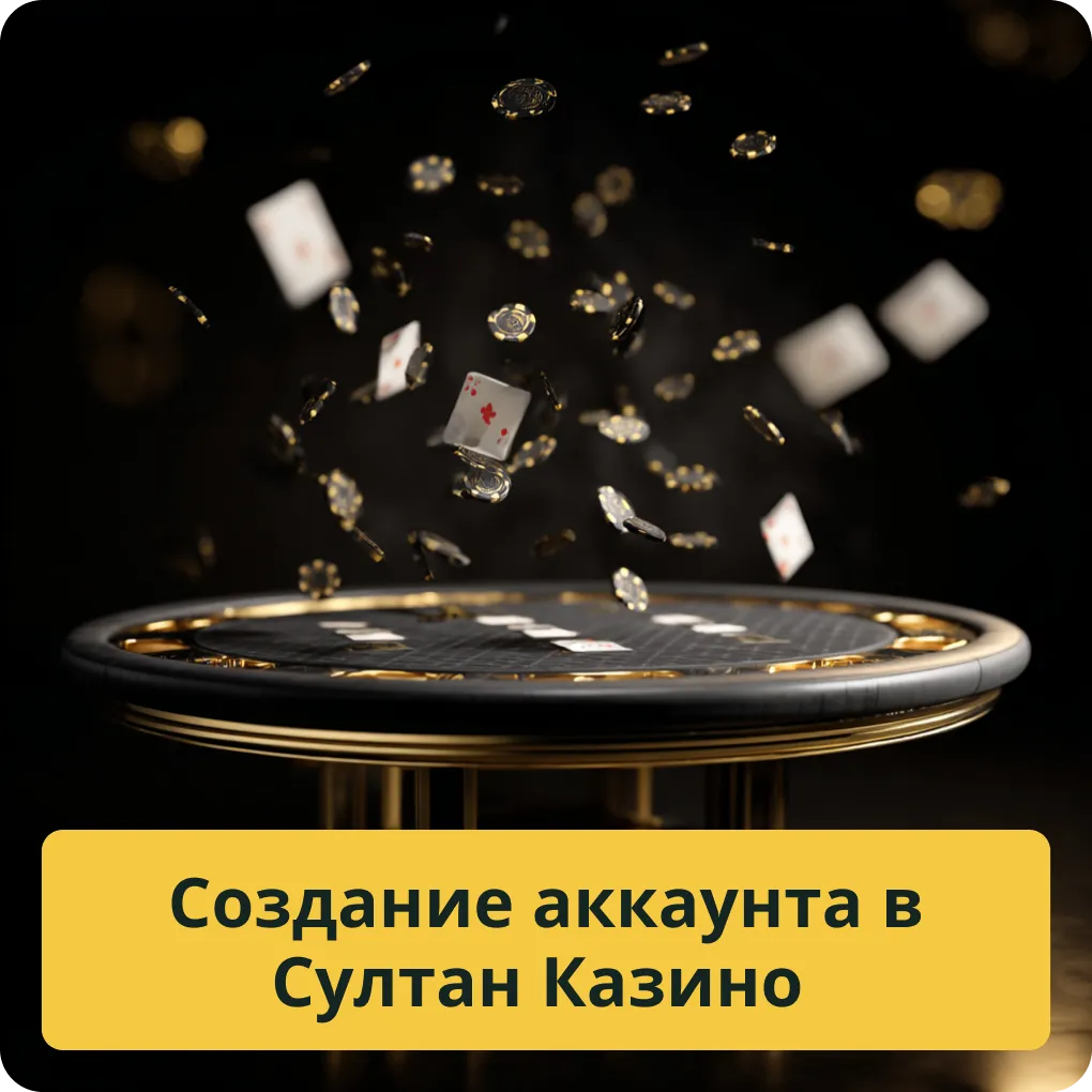 Создание аккаунта в Султан Казино